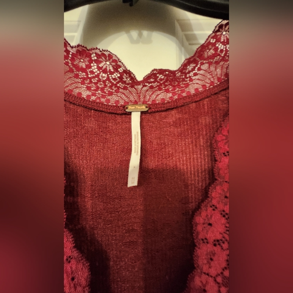 Free PeopleWomen's Red All Yours Mini Dress - Picture 4 of 7